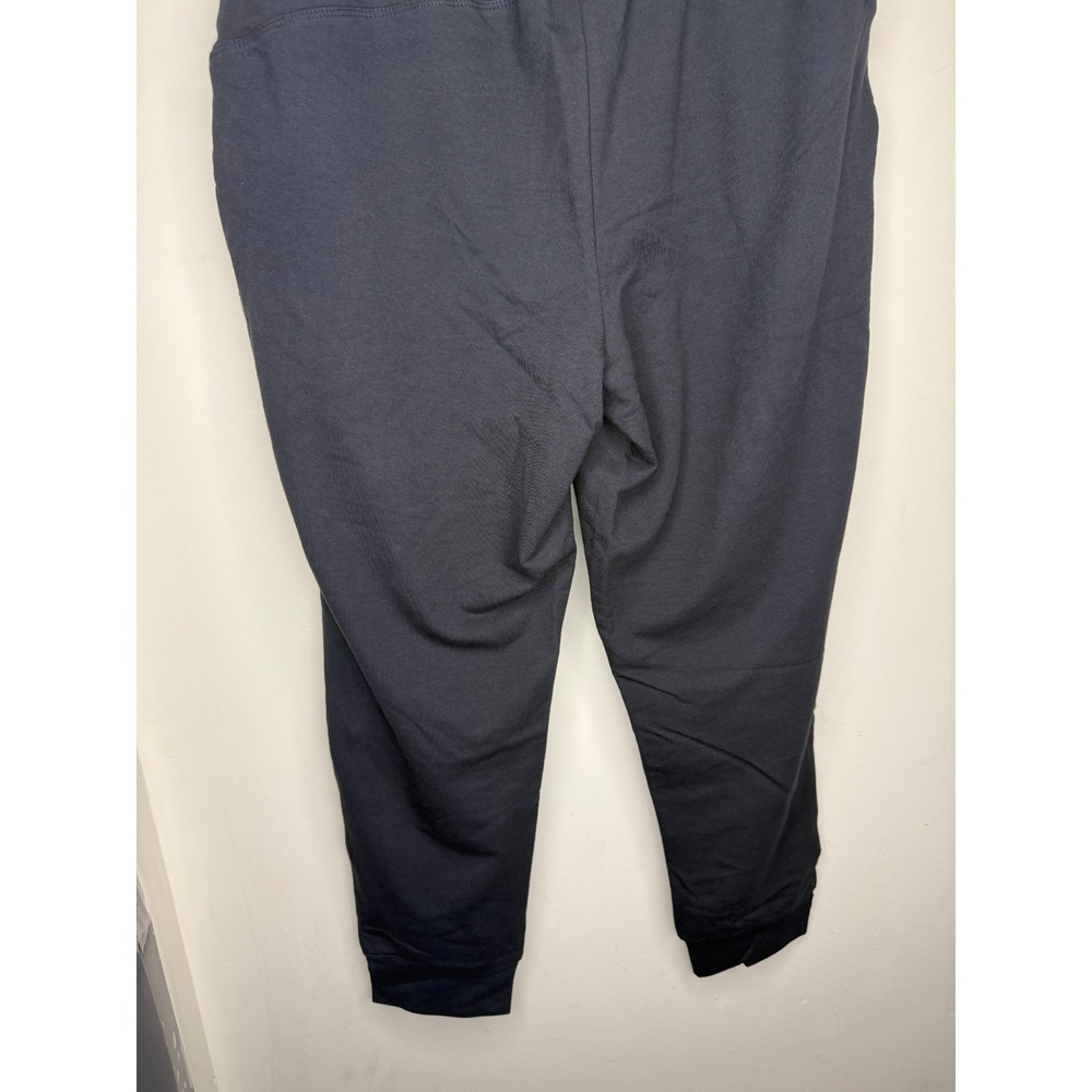 Denim & Co. Active Petite Pull-On French Terry Jogger Pants Black: PS #32" - Picture 7 of 8